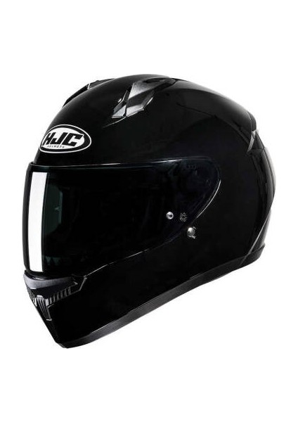 C10 Kask Parlak Siyah