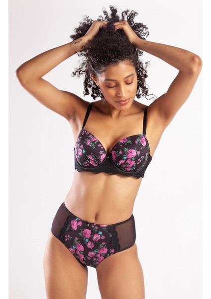 Gardenia Big Size Plunge Bra, Siyah Konforlu ve Şık Sütyen fırsatları