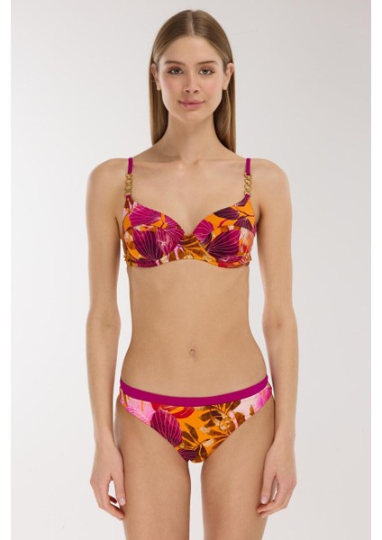 5601 Pembe Turuncu Bikini Takımı