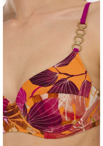 5601 Pembe Turuncu Bikini Takımı