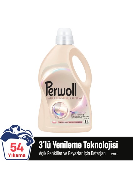Açık Grileşme Karşıtı Hassas Sıvı Bakım Deterjanı Renkliler 2.97L