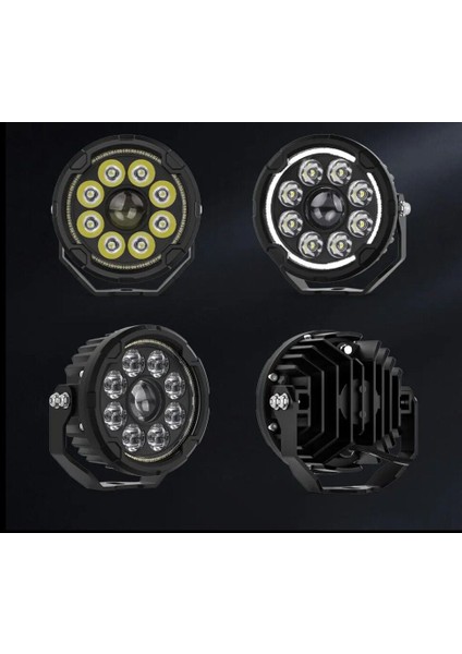 Beemax Angel Hardcap 140 Watt Profesyonel Motosiklet LED Sis Far Takımı modelleri