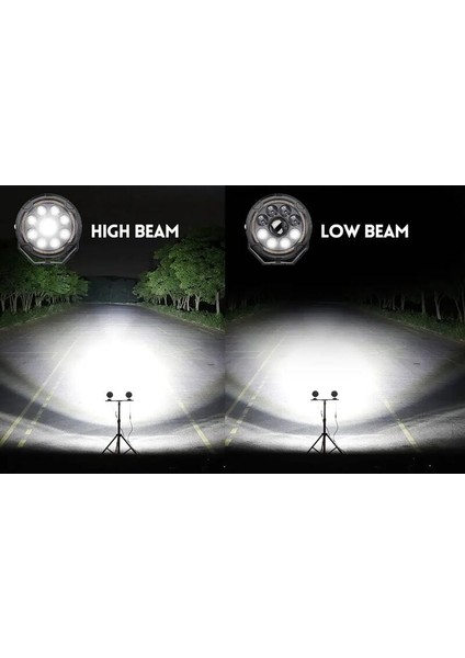 Beemax Angel Hardcap 140 Watt Profesyonel Motosiklet LED Sis Far Takımı indirimleri