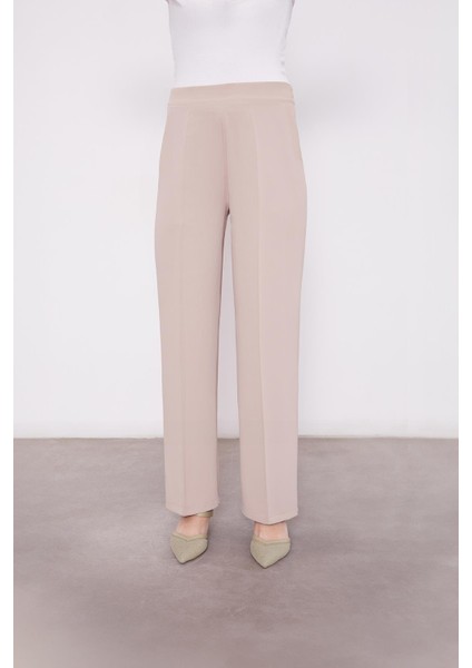 Koyu Bej Gül Taş Detaylı Tunik Takım indirimleri