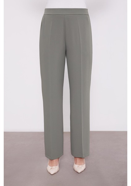 Haki Gül Taş Detaylı Tunik Takım indirimleri