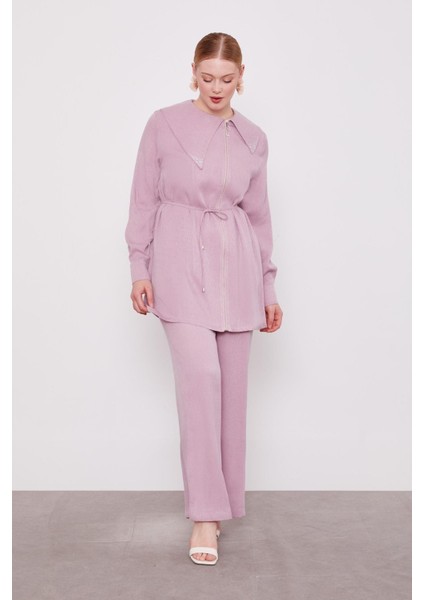 Gül Yakası Taşlı Cupra Ikili Takım fiyatları