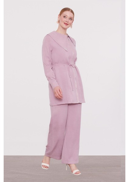 Gül Yakası Taşlı Cupra Ikili Takım modelleri