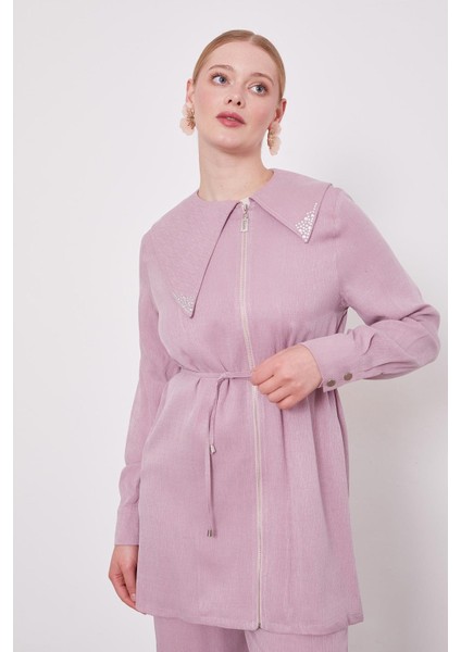 Gül Yakası Taşlı Cupra Ikili Takım indirimleri