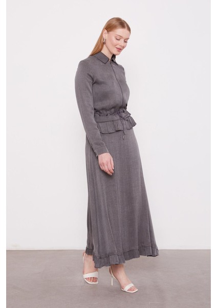 Antrasit Fırfır Detaylı Cupra Etek Takım fiyatları