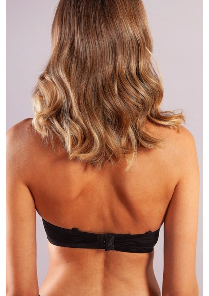 Golshan Gabrıella Balconette Foam Cup Bra, Siyah Konforlu ve Şık Sütyen, Strapless fırsatları
