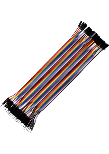 40 Adet Erkek-Dişi Jumper Kablo 20CM
