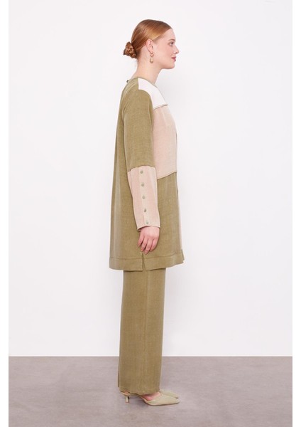 Haki Çift Renkli Ikili Takım modelleri