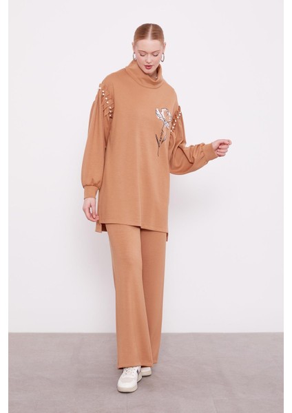 Karamel Inci Kol Detaylı Spor Takım fiyatları