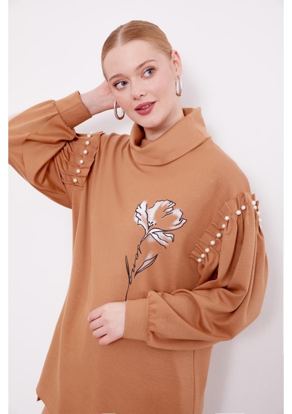 Karamel Inci Kol Detaylı Spor Takım fırsatları