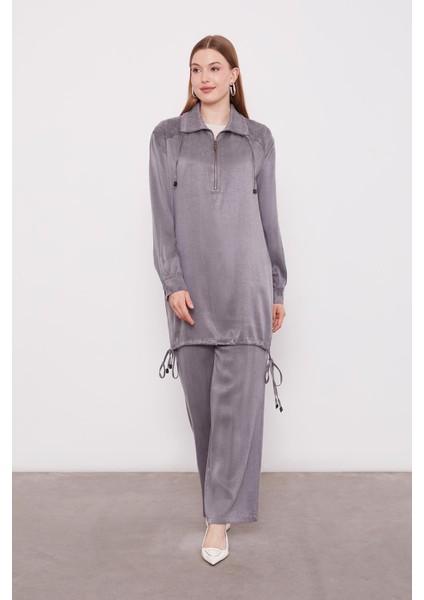 Antrasit Fermuar Kapamalı Cupra Ikili Takım