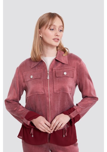 Bordo Tül Manşet Detaylı Cupra Ikili Takım fırsatları