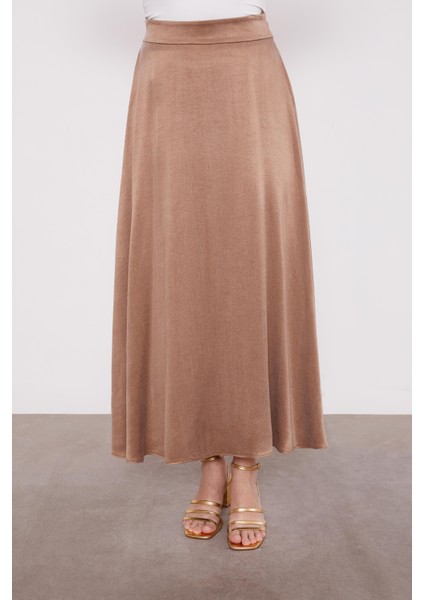 Vizon Çapraz Düğme Detay Cupra Etek Takım indirimleri