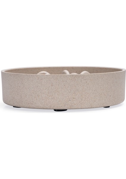Dbl Köpek Yavaş Besleme Mama Kabı, Bambu, Bej, 17CM, 800ML fırsatları