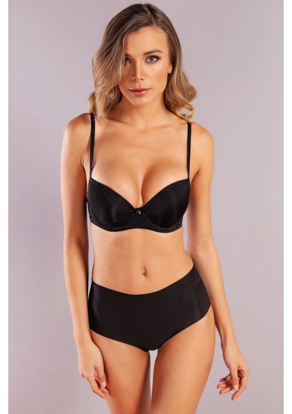 Golshan Garabina Foam Cup Push Up Bra, Siyah Konforlu ve Şık Sütyen indirimleri
