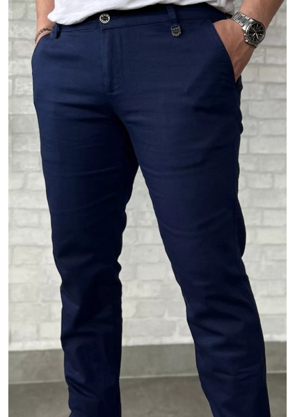 Erkek Amblem Detaylı Gabardin Pantolon P-00016767 fırsatları