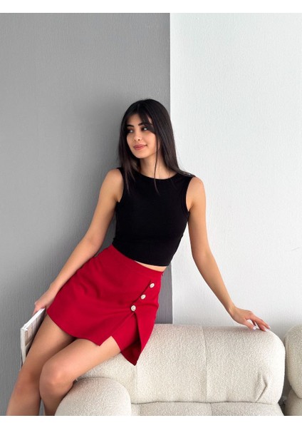 Kumaş Şort Etek modelleri