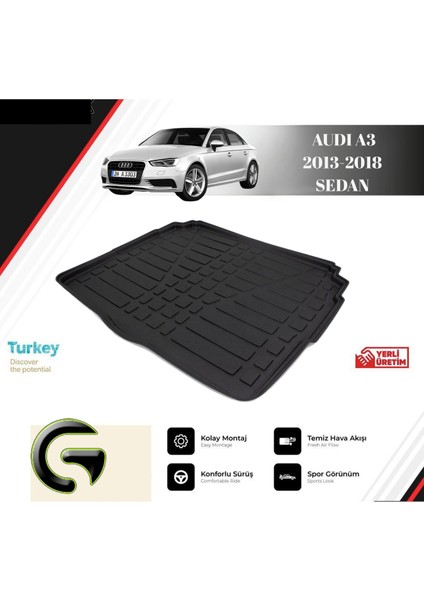 Bagaj Havuzu Audı A3 2013-2018 Sedan