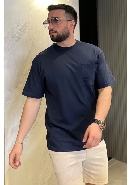 Erkek Cepli Bisiklet Yaka Tişört P-00016833