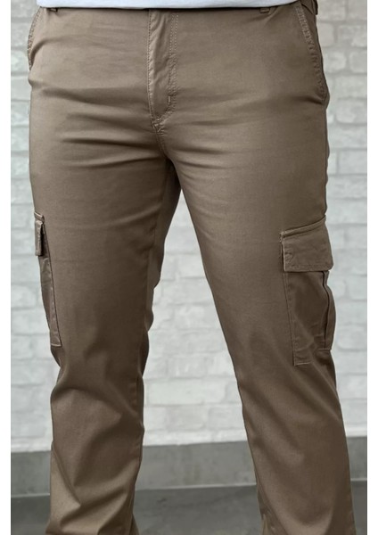 Erkek Kargo Cepli Düz Paça Pantolon P-00016779 fırsatları