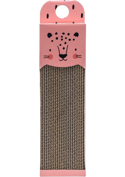 Kedi Karton Tırmalama, Pembe, 45CM Bstmy