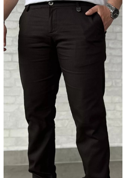 Erkek Amblem Detaylı Gabardin Pantolon P-00016767 fırsatları