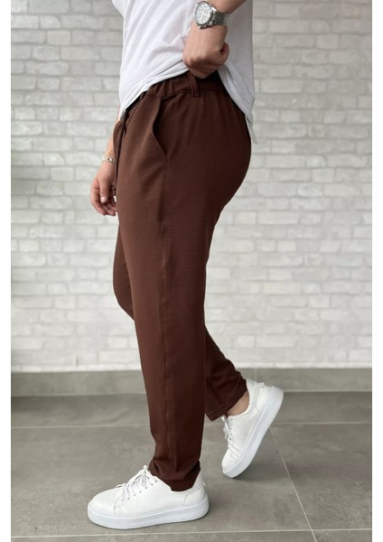 Bel Bağcıklı Düz Paça Erkek Jogger Pantolon P-00016778 fiyatları