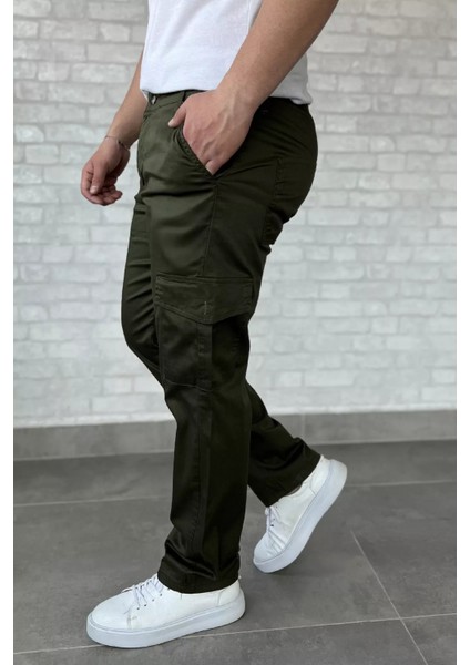 Erkek Kargo Cepli Düz Paça Pantolon P-00016779 fiyatları