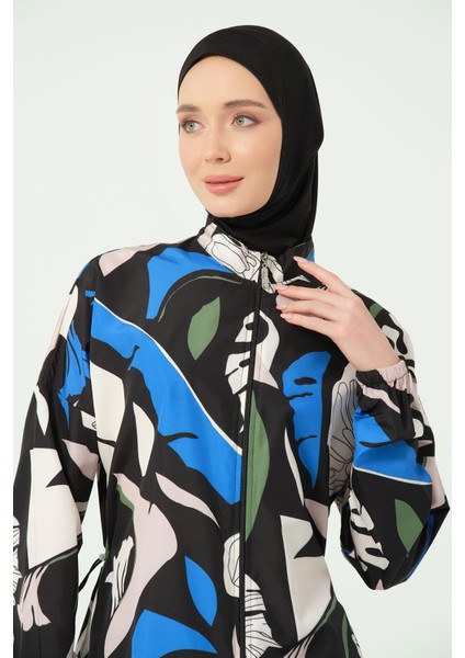 25288 Nina Desenli Tesettür Mayo