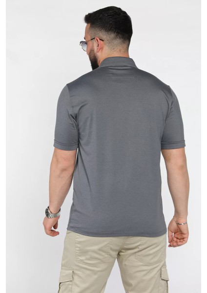 Polo Yaka Yarım Düğmeli Cepli Erkek Tişört P-00016829 modelleri