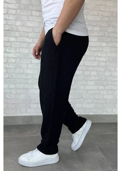 Bel Bağcıklı Duble Paça Erkek Jogger Pantolon P-00016834