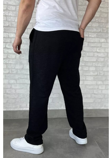 Bel Bağcıklı Duble Paça Erkek Jogger Pantolon P-00016834