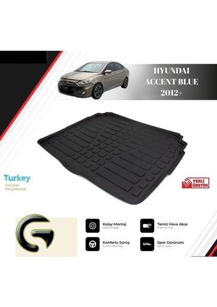 Bagaj Havuzu Hyundaı Accent Blue 2012+
