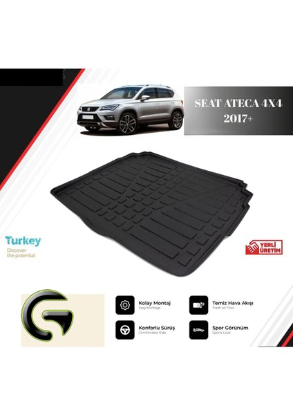 Bagaj Havuzu Seat Ateca 4x4 2017+