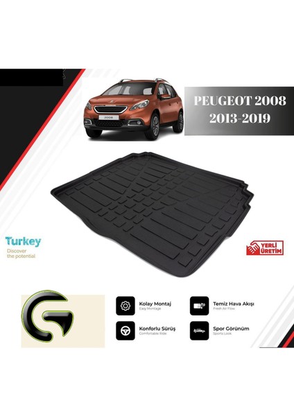 Bagaj Havuzu Peugeot 2008 2013-2019