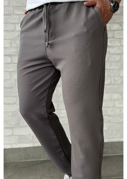 Bel Lastikli Bağcıklı Jogger Erkek Pantolon P-00016777 fırsatları