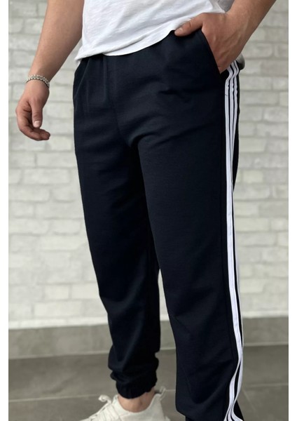 Erkek Bel ve Paça Lastikli Yan Şerit Detaylı Eşofman Altı P-00016785 fırsatları