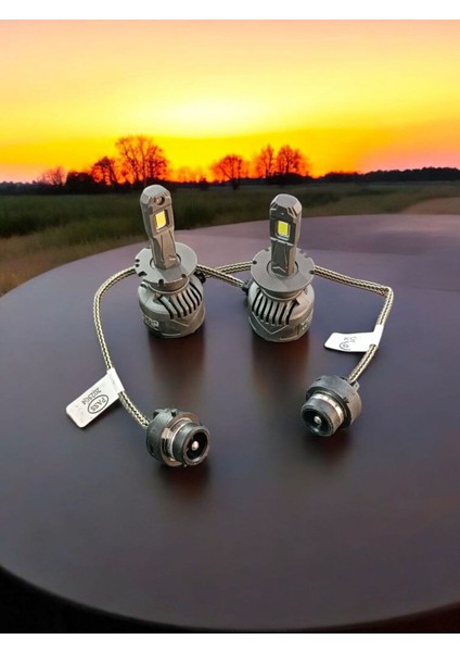 D2S LED Xenon Far 6000K Ampulü Vrpro D SERISI65W 20.000LÜMEN 1TK(2ADET) Garantili