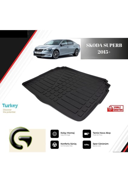 Bagaj Havuzu Skoda Superb 2015+
