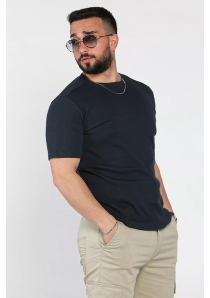 Erkek Bisiklet Yaka Tişört P-00016827