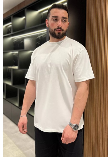 Bisiklet Yaka Erkek Tişört P-00016824