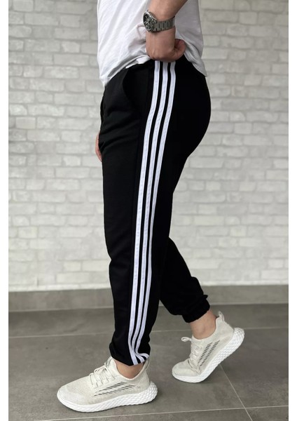 Erkek Bel ve Paça Lastikli Yan Şerit Detaylı Eşofman Altı P-00016785 fiyatları