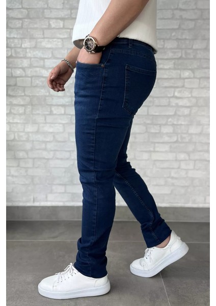 Erkek Fermuarlı Likralı Jean Kot Pantolon P-00016350 fiyatları