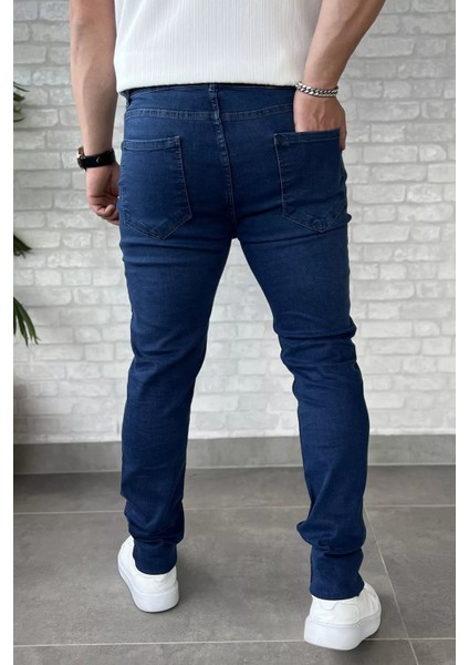 Erkek Fermuarlı Likralı Jean Kot Pantolon P-00016350 modelleri
