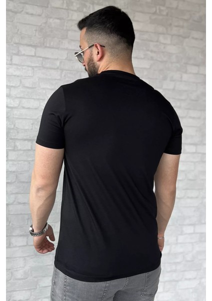 Bisiklet Yaka Ön Baskılı Erkek Tişört P-00016831 modelleri