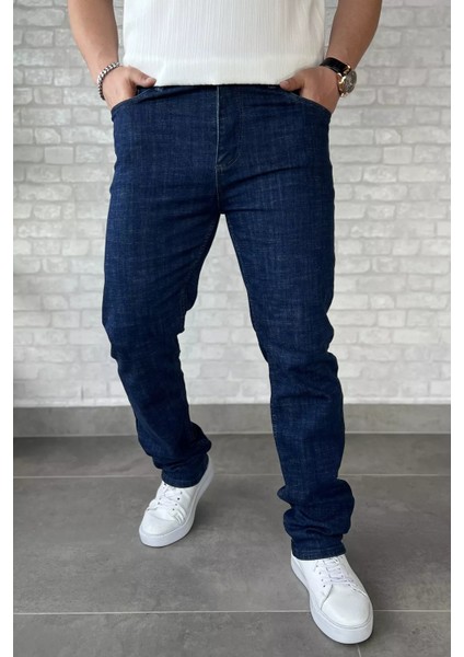 Erkek Fermuarlı Jean Kot Pantolon P-00016438